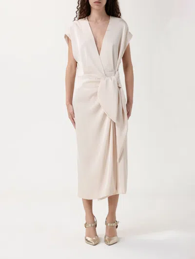 Hanita Dress  Woman Color Cream