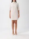 Hanita Dress  Woman Color Cream In White