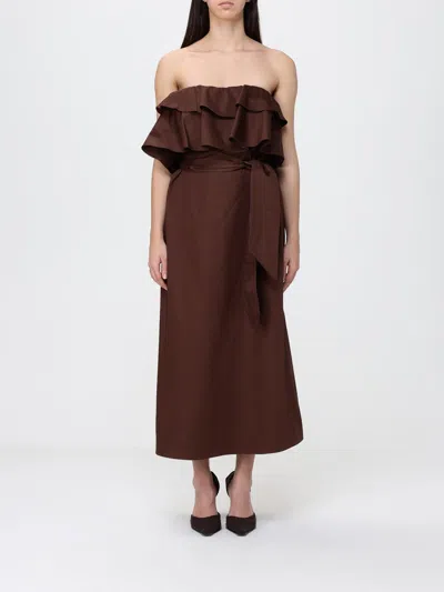 Hanita Dress Woman  In Brown