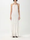 Hanita Dress  Woman Color Yellow Cream In Yellow Cream