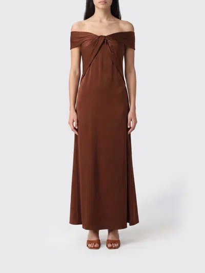 Hanita Dress Woman In Brown