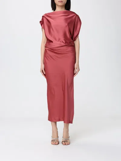 Hanita Dress  Woman Color Mahogany In Brown