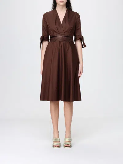 Hanita Dress  Woman Color Ebony In Brown