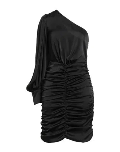 Hanita H Couture Woman Mini Dress Black Size Xs Polyester, Elastane