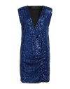 Hanita H Couture Woman Mini Dress Blue Size S Polyester, Elastane