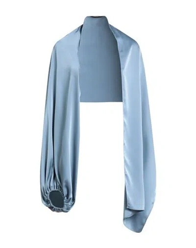 Hanita H Couture Woman Shrug Light Blue Size Onesize Polyester