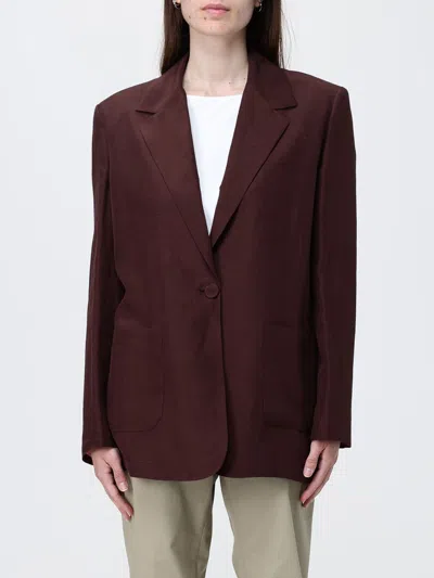 Hanita Jacket  Woman Color Ebony In Red