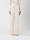 Hanita Pants  Woman Color Cream In White