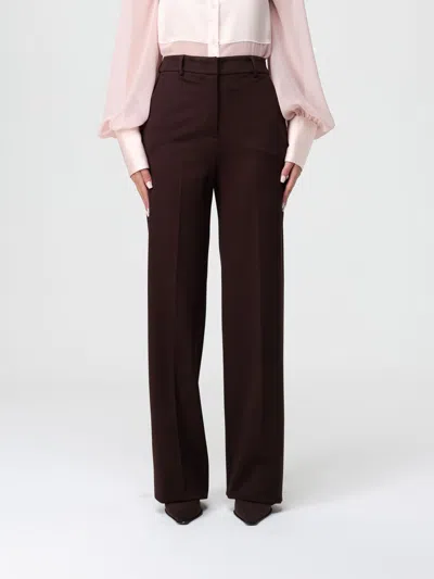 Hanita Pants  Woman Color Dark In Brown