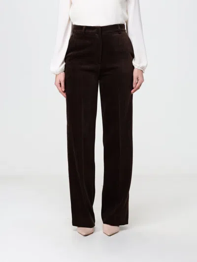Hanita Corduroy Wide-leg Trousers In Black