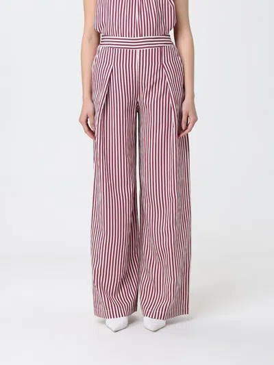 Hanita Pants  Woman Color Red In Pink