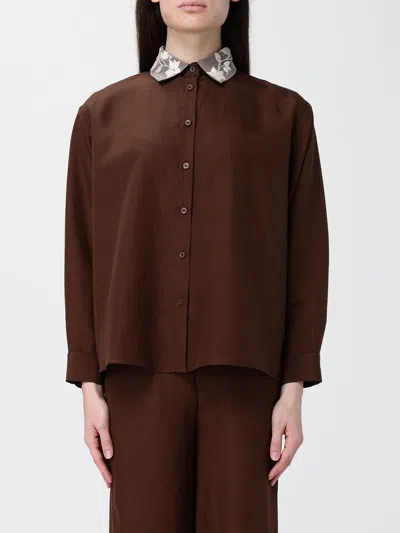 Hanita Shirt  Woman Color Ebony In Brown