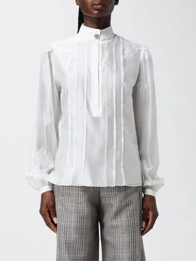 Hanita Shirt Woman Color Yellow Cream In White