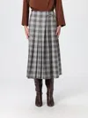 Hanita Skirt  Woman Color Grey In Gray