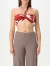 Hanita Top  Woman Color Brick Red In Brick Red