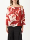 Hanita Top  Woman Color Brick Red