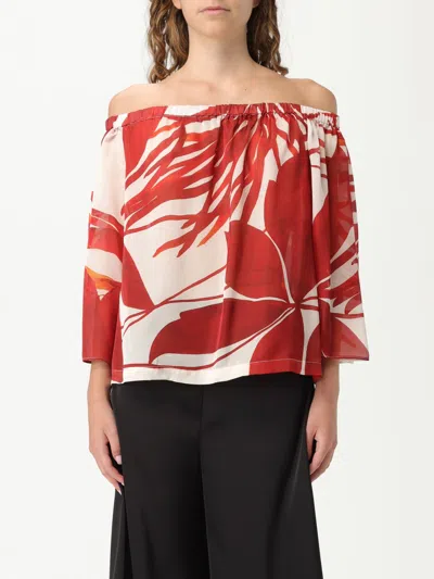 Hanita Top  Woman Color Brick Red