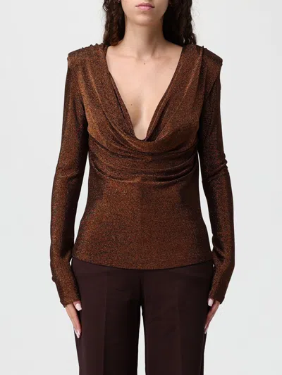 Hanita Top  Woman Color Bronze In Brown