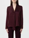 Hanita Top  Woman Color Burgundy In Burgundy