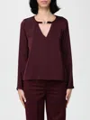Hanita Top  Woman Color Burgundy