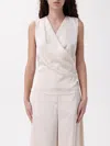 Hanita Top  Woman Color Cream