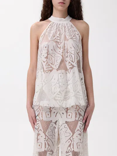Hanita Top  Woman Color Cream