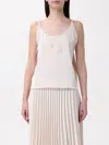 Hanita Top  Woman Color Cream