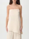 Hanita Top  Woman Color Cream In Cream