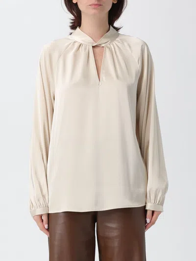 Hanita Top  Woman Color Cream In White