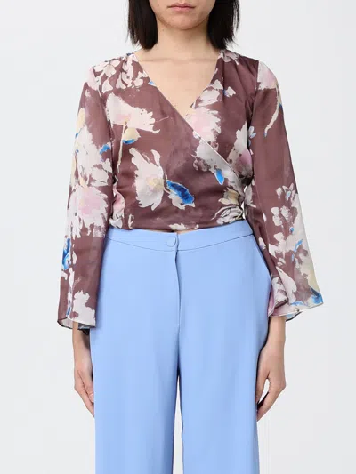 Hanita Top Woman  In Brown