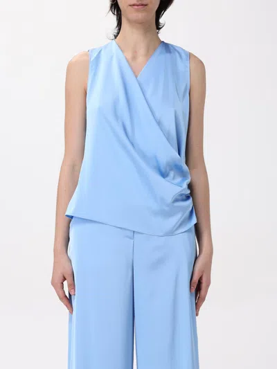 HANITA TOP HANITA WOMAN COLOR SKY BLUE,426038016