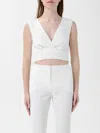 Hanita Top  Woman Color Yellow Cream In Yellow Cream
