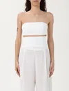 Hanita Top  Woman Color Yellow Cream In Yellow Cream
