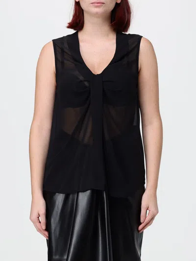 Hanita Brooch-detail Sleeveless Top In Multi