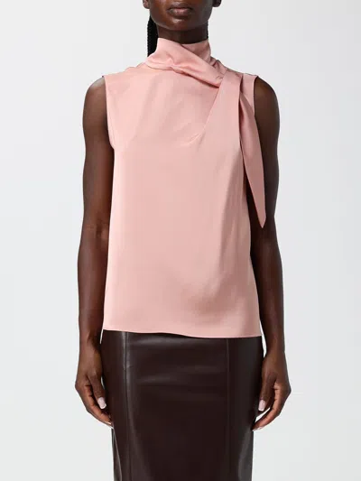 Hanita Bow-detail Sleeveless Blouse In Pink
