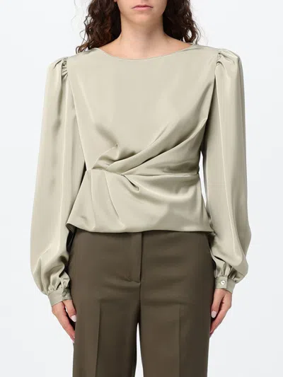 Hanita Top Woman Color Sage In Green
