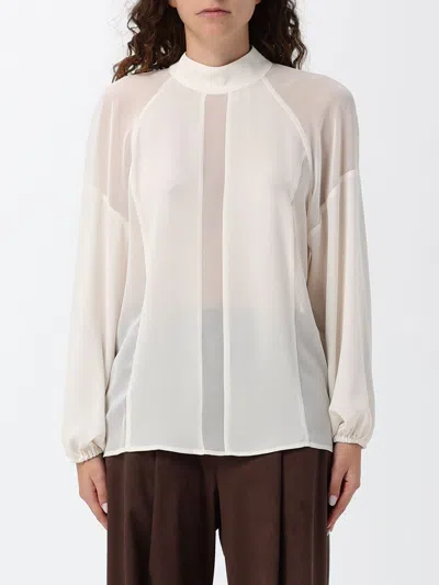 Hanita Top Woman Color Yellow Cream In Neutral