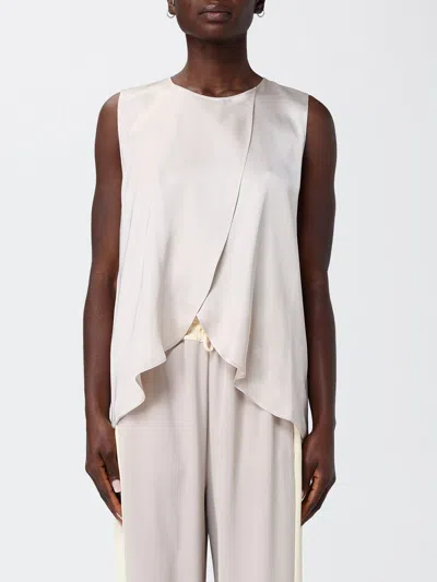Hanita Top  Woman Color Beige In White