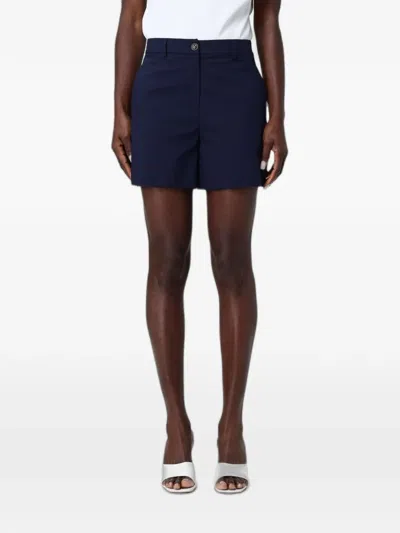 Hanita Twill Chino Shorts In Blue