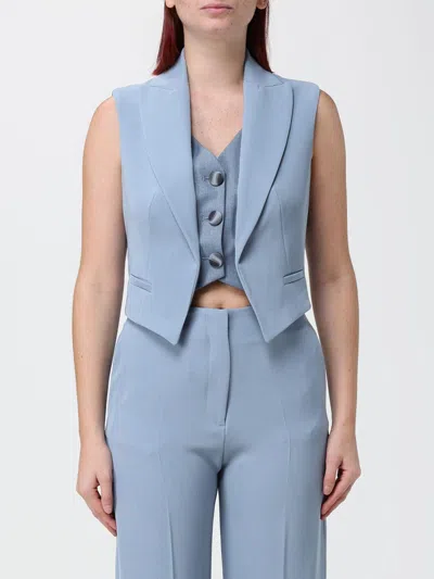 Hanita Waistcoat Woman Color Gnawed Blue