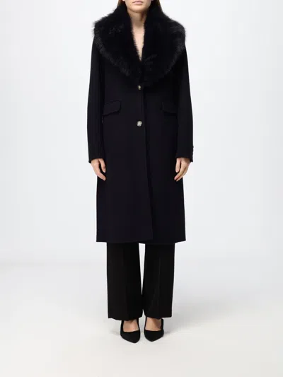 Hanita Waistcoat Woman Color Navy In Black