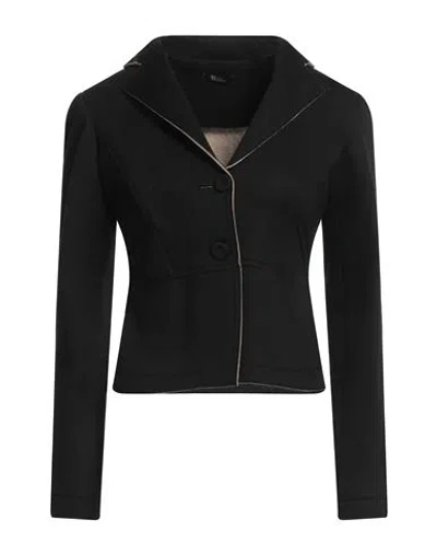 Hanita Woman Blazer Black Size 10 Modal