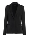 Hanita Woman Blazer Black Size 4 Polyester, Elastane