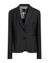 Hanita Woman Blazer Grey Size 10 Polyester, Viscose, Wool, Elastane