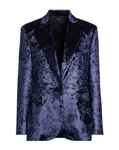 Hanita Woman Blazer Midnight Blue Size 4 Polyester