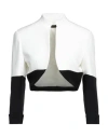 Hanita Woman Blazer White Size 12 Polyester, Elastane In White