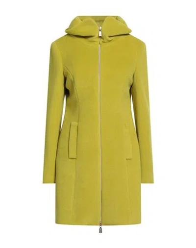 Hanita Woman Coat Lime Green Size 6 Polyester