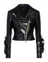 Hanita Woman Jacket Black Size 2 Polyester, Elastane In Black