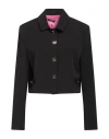 Hanita Woman Jacket Black Size 8 Polyester, Elastane, Viscose
