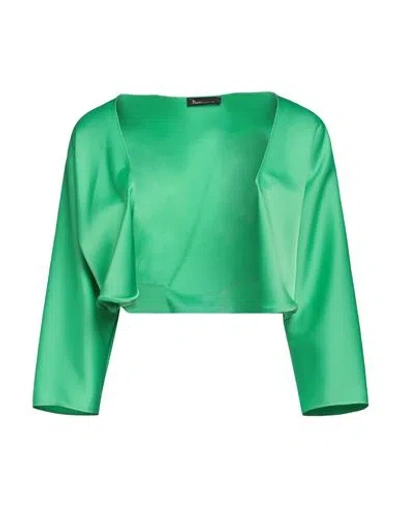Hanita Woman Jacket Green Size M Polyester